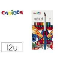 Lápis de Cor Carioca Plus 4.0 Premium 12 Cores Sortidos