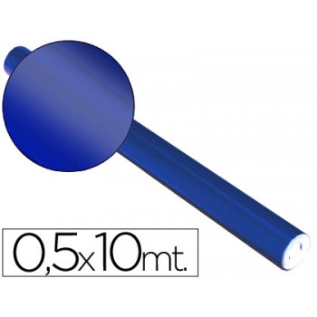 Papel Metalizado Rolo 50cmx10mt 65gr Azul Sadipal