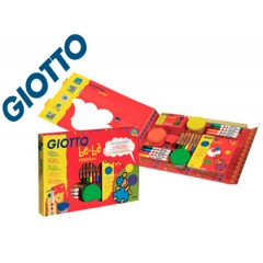 Conjunto Giotto Bebe Maxi Marcadores, Lápis, Pasta Modelar e Caderno