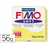 Pasta Modelar Fimo Soft 56gr Amarelo Limão Staedtler