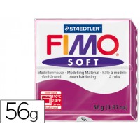 Pasta Modelar Fimo Soft 56gr Purpura Staedtler