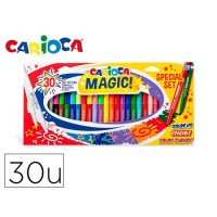 Marcador Carioca Magic Markers Caixa 30 Unidades Cores Sortidas