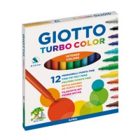 Marcador Giotto Turbo Color Com 12 Unidades