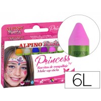 Maquilhagem Alpino Barra Princess 6 Cores Sortidas