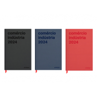 Agenda Comercial e Industrial 2024 185X290mm Ambar