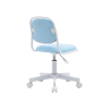 Cadeira para Secretaria Infantil Base e Rodas Nylon Tecido Azul Q-Connect