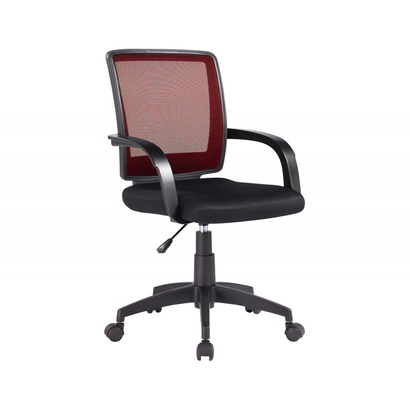 Cadeira de Escritório, Regulável em Altura Vermelha Q-Connect