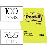Bloco Notas Adesivo 51mmx76mm Amarelo 100 Folhas Post-It 656 12 Blocos