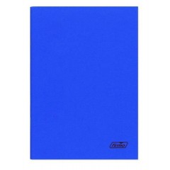 Caderno A4 60 Folhas Agrafado  Xadrez Azul Spring  