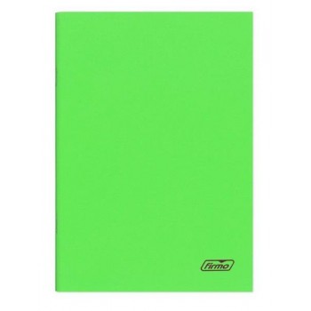 Caderno A4 60 Folhas Agrafado Pautado Verde Spring  
