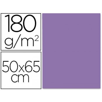 Cartolina 50X65cm 180Grs Púrpura 25 Unidades