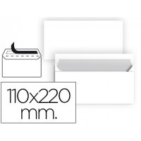 Envelope 110x220mm Branco 90grs DL 25 Unidades Sem Janela