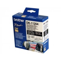 Etiqueta Brother DK-11204 Papel Térmico 17x54mm 