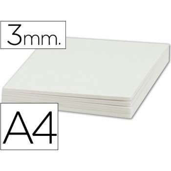 K-Line Branco 3mm Placa A4 Caixa 10 Unidades