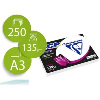 Papel Cópia Clairefontaine Coated Glossy DCP 135gr A3 250 Folhas