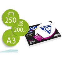 Papel Cópia Clairefontaine Coated Glossy DCP 200gr A3 250 Folhas