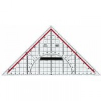 Esquadro Geométrico 25 cm com pega M+R