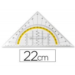 Esquadro Geométrico 22cm Liderpapel
