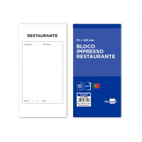 Bloco Notas de Restaurante 145x75mm Original e Cópia