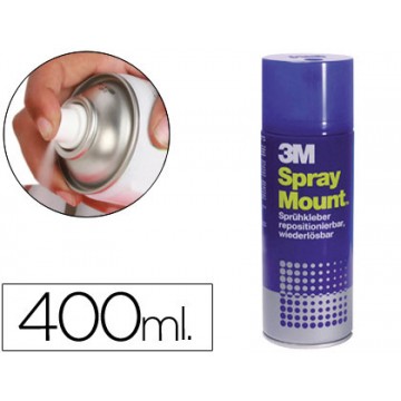 Cola Spray Mount Adesiva Reposicionável Por Tempo Limitado 400ml 3M
