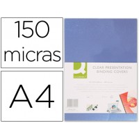 Capa De Encadernação A4 PVC 150 Microns Transparente 100 unidades