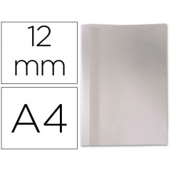 Capa Térmica De Encadernação Pvc + Cartolina Lombada 12mm Branca