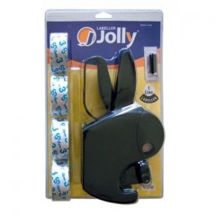 Etiquetadora 17 Dígitos Jolly JC17 + 4 Rolos de Etiquetas 26x16 + 1 Ink Roller  2 Linhas