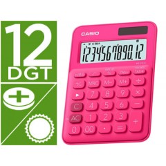 Calculadora Secretária 12 dígitos Casio MS-20UC-RD Fúcsia