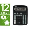 Calculadora Secretária 12 Dígitos XF39 Solar e Pilhas Preta
