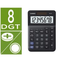 Calculadora Secretária 8 Dígitos Casio MS-8F Tax Preto