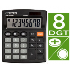 Calculadora Secretária 8 dígitos SDC-805-NR Citizen