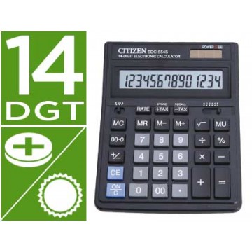 Calculadora Secretária 14 dígitos Citizen SDC-554S