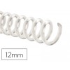 Espiral Plástica Passo 5:1 Transparente 12 mm 100 unidades