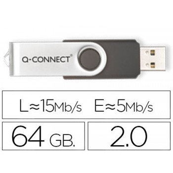 Pen Drive USB 64GB Q-Connect