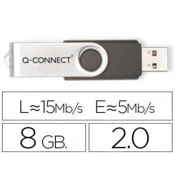 Pen Drive USB 8GB Q-Connect