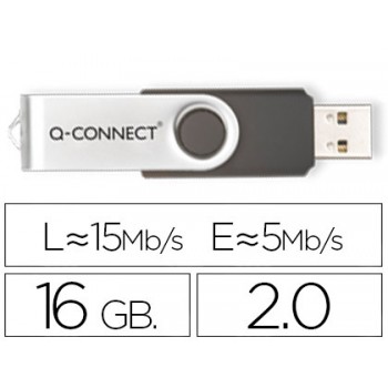 Pen Drive USB 16GB Q-Connect