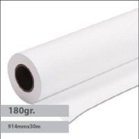 Papel 0914mmx030m 180g Premium Coated Evolution 1 Rolo